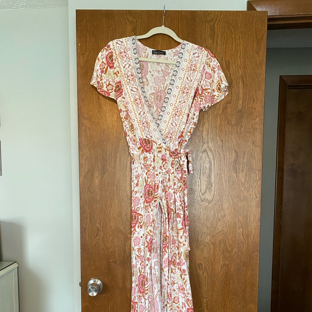 True wrap style maxi dress Large